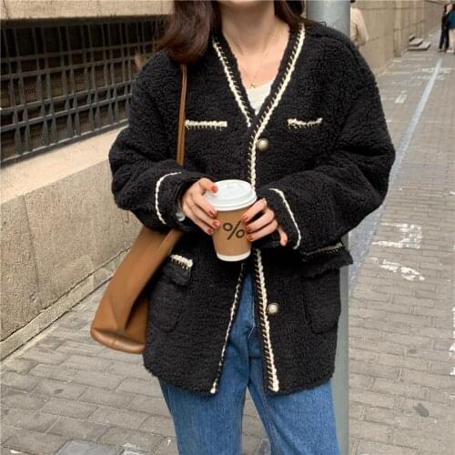 New Winter Coat Womens Oversize Fashion Cashmere Wool Coats Outerwear Female Short Thickening Warm Woolen Overcoat Women Trench