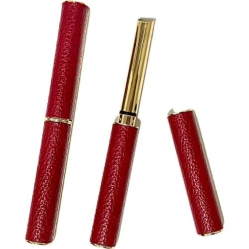 New Empty Small Lipstick Tube With Mirror 6.5mm Lip Balm Packaging Cosmetic Container Plastic Refillable Bottle 35pieces/Lot