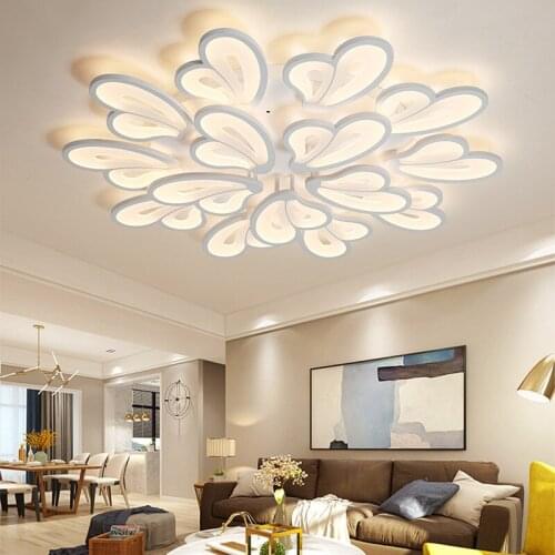 Chandelier ceiling ventilador de techo Ceiling Lamp Fixtures living room bedroom Bedside Aluminum lighting light luminaria