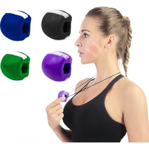 Fitness Face Masseter Muscle Trainer Face Exerciser Chin Jaw Exerciser for Jawline Shaper Facial Toner Chew Breaker Training