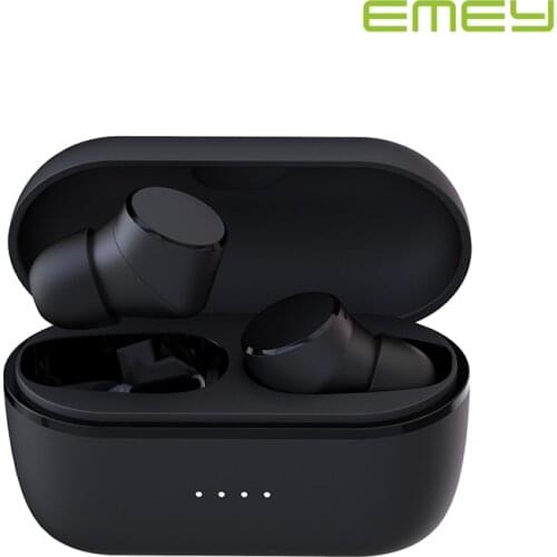 EMEY TWS Bluetooth 5.0 Earphones Stereo Sports Earbuds noise cancelling With Microphone