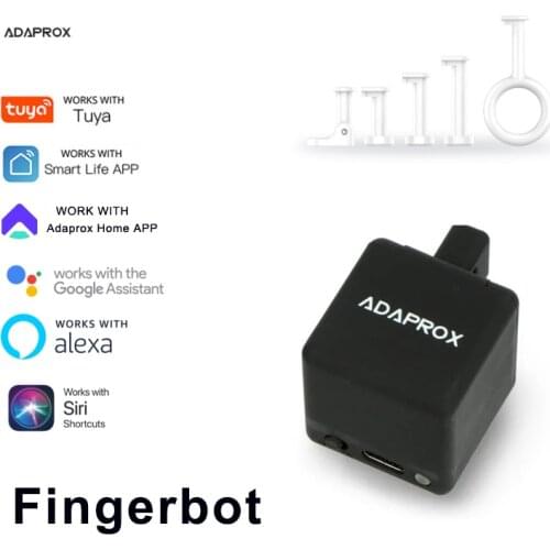 Adaprox Fingerbot Smart Robot Mechanical Arms Switcher Tuya Smart Life Adaprox APP Control Work With Alexa Google Assistant