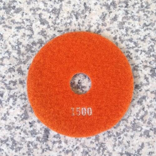 Diamond Wet Polishing Pad 5 inch Grit 1500 Granite Marble Polishing Pads 10 Pcs/lot