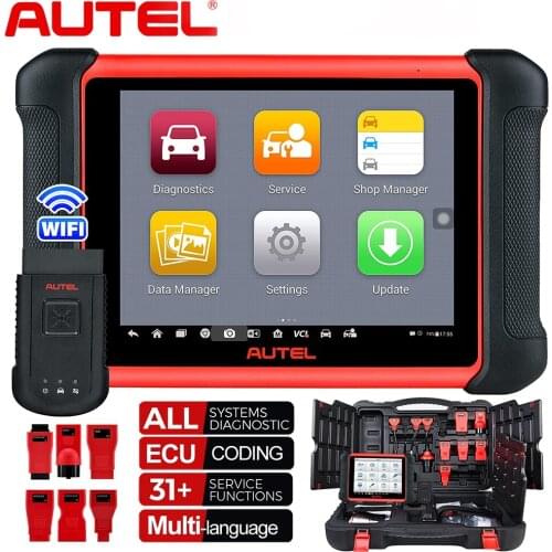 Autel Maxisys MK906BT ECU Coding OE Level 30+ Services Professional Scanner, Car Diagnostic Tool OBD2 OBD Bi-Directional Control