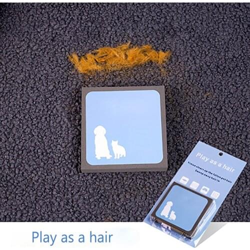 Pet Hair Cleaning Block Play As a Hair Seat Sofa Carpet Cushion Rug Cat Dog Hair Cleaning Brush Foam Carpet Hair Fur Remover