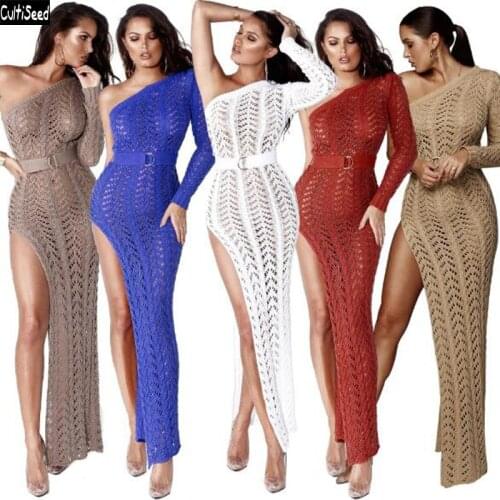 Модные трикотажные платья CULTISEED China At AliExpress