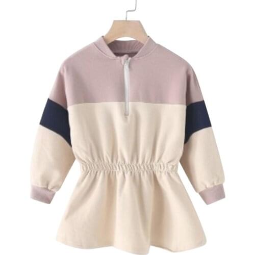 Kids dresses for girls spring clothes 2020 baby girls cotton long sleeve dress 2-6Y kids sports clothes kids costume
