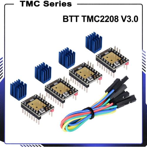 BIGTREETECH TMC2208 V3.0 Stepper Motor Driver UART 3D Printer Parts TMC2130 TMC2209 For SKR V1.4 MKS Sgen Ramps 1.4 SKR MINI E3