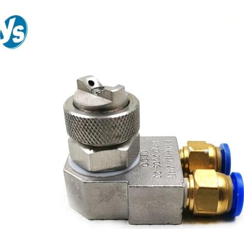 Stainless Steel Air Atomizing Nozzles with Top Double-Entrance ,Water Mist Spray Fog Misting Nozzle
