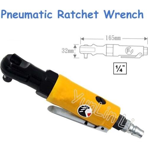 1/4 Inch Pneumatic Ratchet Wrench 165mm Pneumatic Spanner Air Tools
