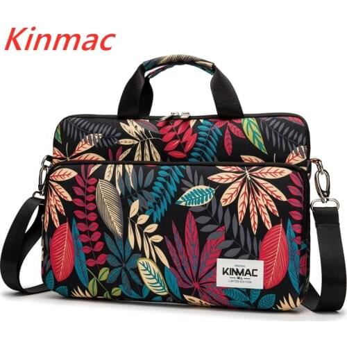 Kinmac Brand Waterproof Messenger Laptop Bag13,14,15,15.6 inch,Black Maple Leaf Case For MacBook Air Pro 13.3,15.4 Dropship V105