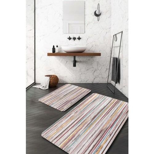Colorful Line Bath Mat quite stylish and elegant bathroom decoration sophisticated gift