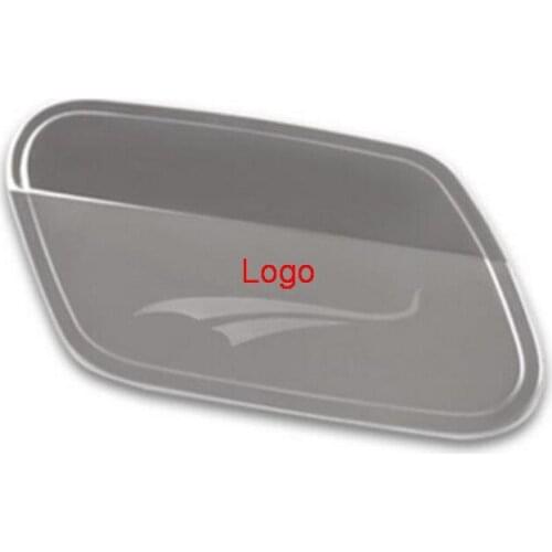 Tonlinker 2 PCS DIY ABS Chrome Front Fog Sticker Cover Case Stickers for Chevrolet Cruze Hatchback 2009-13 Part Accessories