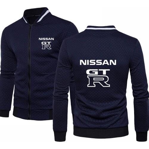 2021new Fashion New Spring Autumn New Mens pullover GTR Car Logo printing Solid color high quality cotton Mens jackets