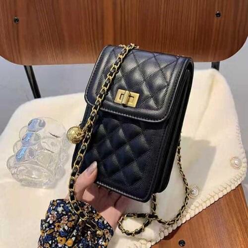 NEW Womens Should Bags Metal Chain Female 2021 Purses Handbag Women Clutch Small Square Cross-body Hand Bag Cell Phone Bag