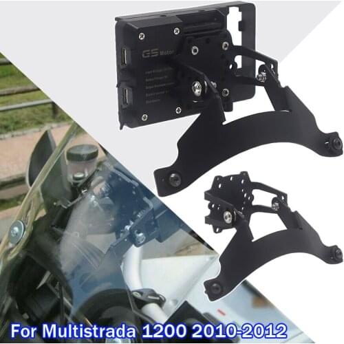 NEW Mobile phone navigation bracket GPS Navigation bracket support for Ducati MULTISTRADA 1200 2010 2011 2012 Multistrada 1200