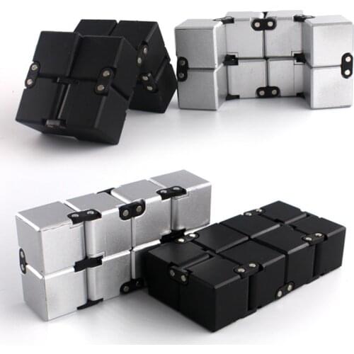 Original Neo Infinity Magic Cube Finger Toy Office Flip Cubic Puzzle Stress Relief Cube Block Educational Toy For Children Adult