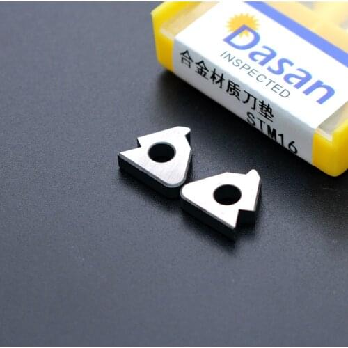 20pcs Kinfe Pad STM16 STM16R STM16L Carbide Shim Seat Thread Cutter Shim for 16ER 16IR CNC Arbor Accessories Knife Holder Gasket