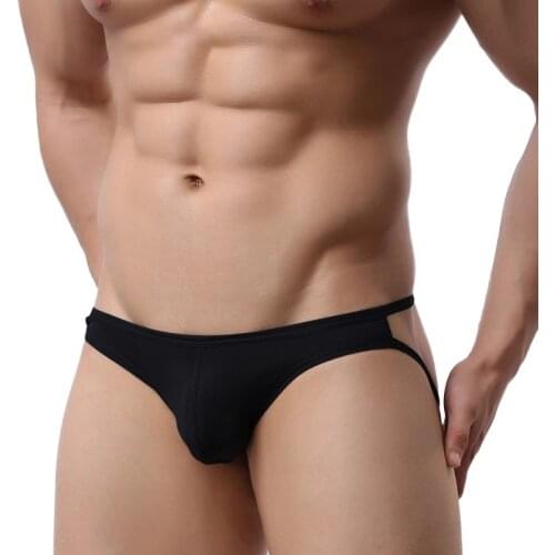 ADANNU G-strings Double Belt Push Up Hips Thongs Non-inductive Soft Comfortable Feeling Fashion Color Stitching Male Fit T-back