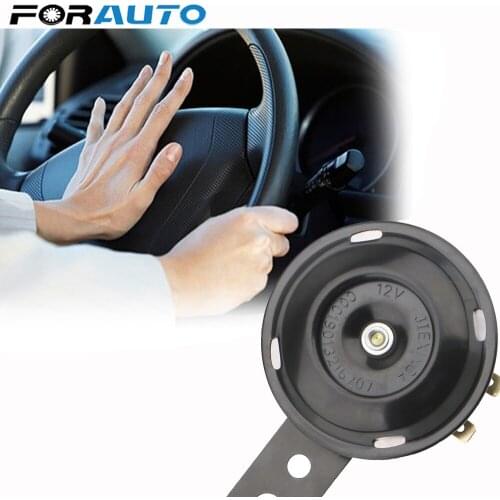 Universal Motorcycle Electric Horn kit 12V 1.5A 105db Waterproof Round Loud Horn Speakers for Scooter Moped Dirt Bike ATV