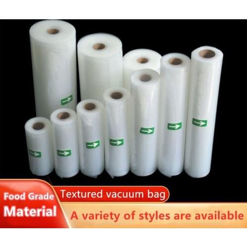 Roll Vacuum Bag Packaging Machine Food Preservation Bag Texture Roll Vacuum Bag Single Side Net Pattern Vacuum Preservation Bag