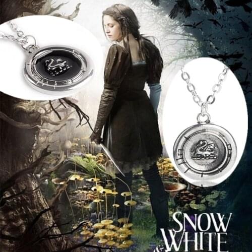 Wholesale 20PCS/Lot Snow White Movie Once Upon A Time Emma Swan Pendant Necklace Vintage Amulet Chain Choker Jewelry