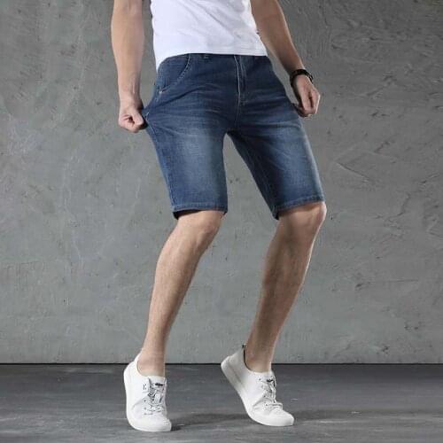2019 Summer Casual Cotton Men Short Jeans Mens Bermuda Boardshorts Jeans Shorts Men s Ripped Plus Size 30-48