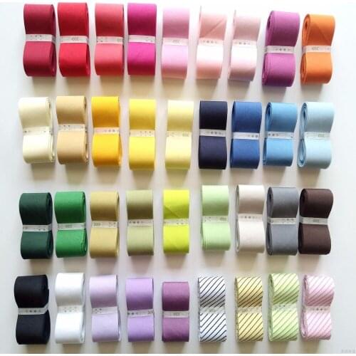 3cm20 meter T/C Cotton Bias Binding Tapes Patchwork Trim Covered Dress-making Craft Upholstery Sewing Textile Webbing