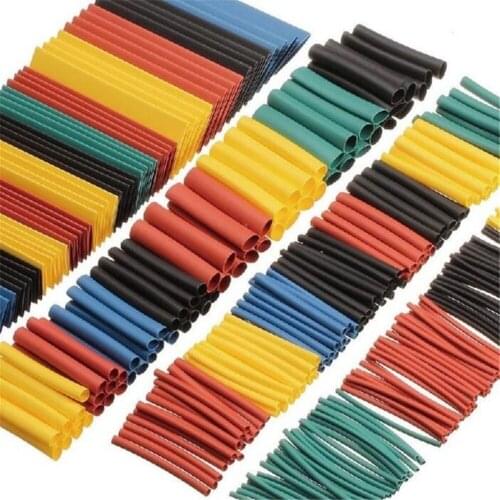 328Pcs Polyolefin Assorted Heat Shrink Tubing Insulation Shrinkable Tube Wrap Wire Cable Assortment Heat Shrink Tube