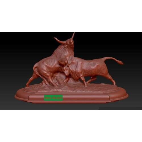 3D model for cnc 3D CNC machine in STL file format Bullfight