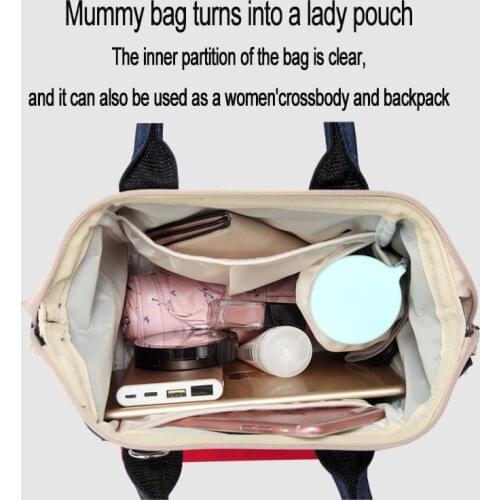 Babay Diaper Bags Fashion Mummy Maternity Nappy Bag Mini Mother Backpack Multi-function Waterproof Baby Bags For Mom Backpack
