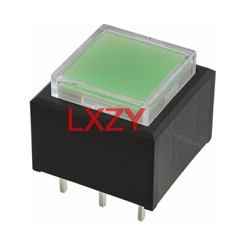 Free Shipping 2Pcs/Lot UB-26H1 Ub26skw035f UB-26H1SKP1M Luminous Button Switch Green Color