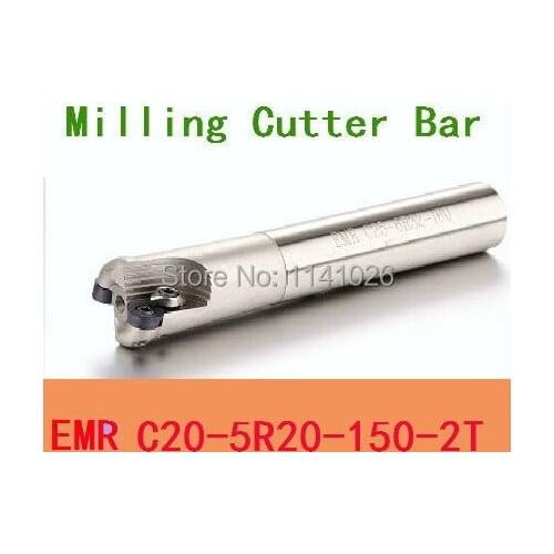 Free Shopping EMR C20-5R20-150 -2T D=20mm L=150mm Indexable Shoulder End Mill Arbor Cutting Tools, Milling Cutter Holder