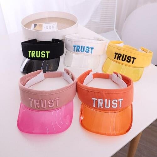 Doitbest Children Baseball Cap Empty top summer trust letters kids sun Hats Boys Girls Caps spring child snapback Hat gorras