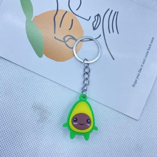 Net red avocado keychain pendant cute mini avocado doll bag pendant gift small gift