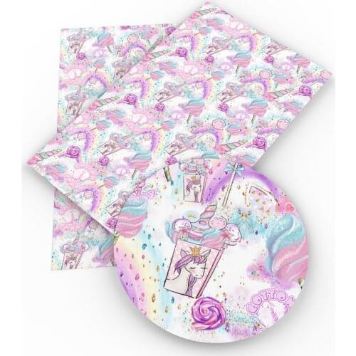 David angie 20*33cm flower watermelon Synthetic Leather Fabric 1piece,DIY Garment Knotbow Bags Decoration Crafts,1Yc3718