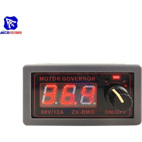 Diymore Signal Generator DC Motor Speed Controller Regulator DC 5V 12V 24V 48V 500W 12A PWM Motor Driver Module with LED Display