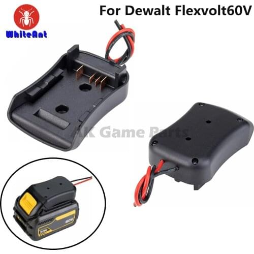 Battery Adapter DIY Connector For Dewalt Flex Volt 60V DCB606 Li-Ion Battery Convert To DIY Connection 2 Wiring