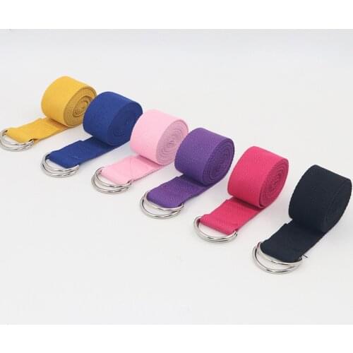 Pure cotton yoga belt stretch band Yoga rope