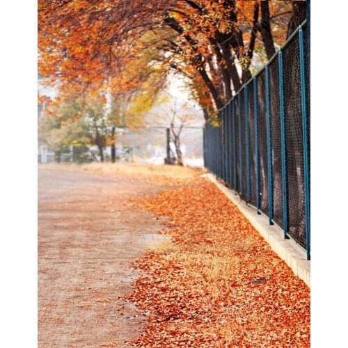 Autumen Yellow Tree Leaf Photography Backdrops Photo Props Studio Background 5x7ft