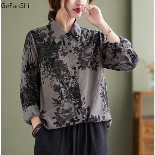GeFanShi Collar Blouses