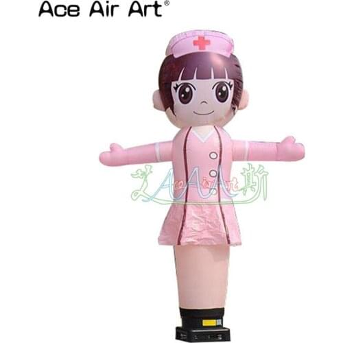 Hot sale inflatable Nurse character air dancer , inflatable air dancer sky dancer nurse for events