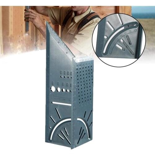 Mitre Angle Measuring Template Tool Woodworking 3D Mitre Angle Measuring Gauge Square Size Measure Tool