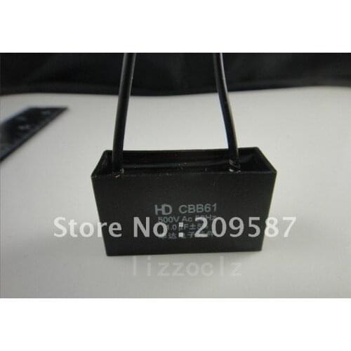 Fan Capacitor Metallized Capacitor Start Capacitor CBB61 500VAC 1.0uF