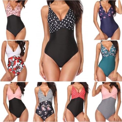 Conservative Skinny-Patchwork Color Bikini Swimsuit Lady Unique One Piece Bathing Suits Sets 2021 Designer Fashion Swimwear Girl