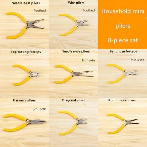 Mini Pliers Multi Function DIY Tools Maintenance Pliers Earrings Making Round Nose Pliers Beaded Jewelry Hand Pliers