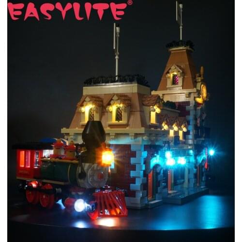 LED Light Set For 71044 Train And Station DIY Toys Blocks Bricks Only Lighting Kit Not Include Model