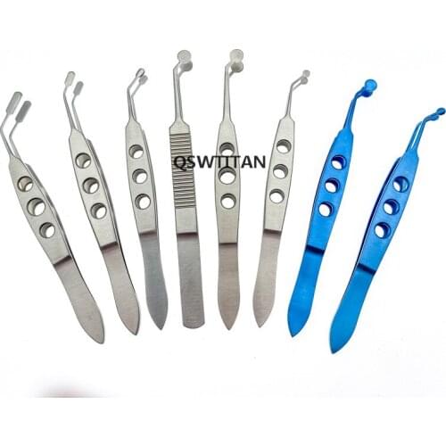 Ophthalmic eyelid massage forcep eye plastic Tweezers Stainless steel/titanium Ophthalmic Surgical Forceps