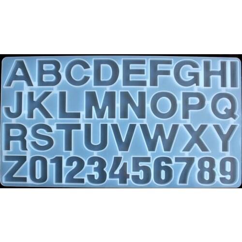 UV Resin Jewelry Liquid Silicone Mold English alphabet And Number Molds For DIY Intersperse Decorate Making Jewelry