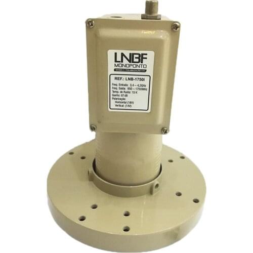 Universal lnb newest type L.O.freq 5150Mhz Single Output C Band LNBF Waterproof High Gain Low noise on the 240cm antenna